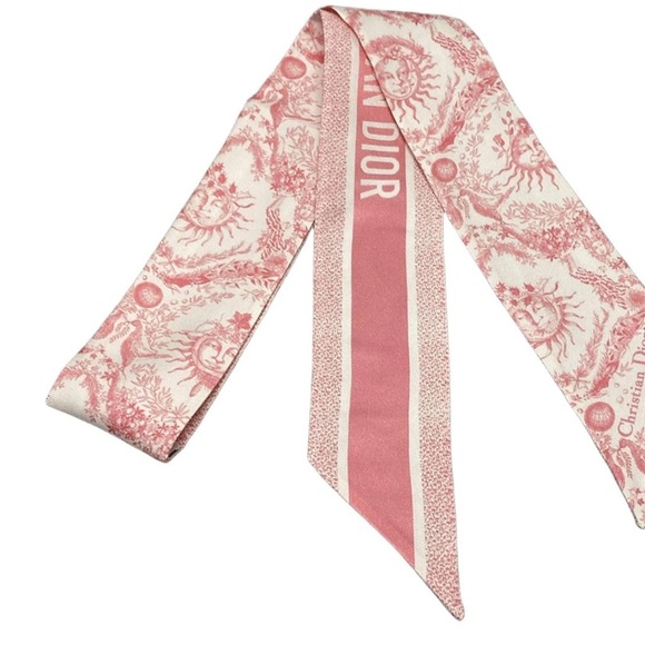 Dior like new celestial collection pink white Mitzah bandeau w/ box - Picture 1 of 5